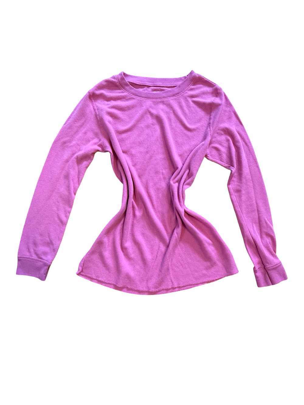 Fruit of the Loom Thermal Long Sleeve Size M 8-10 Pink